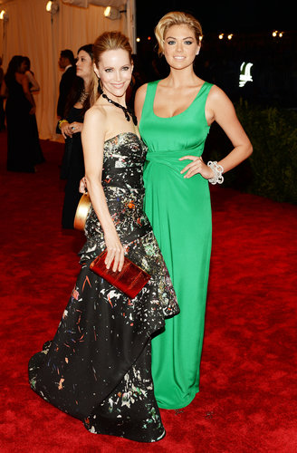 Leslie Mann and Kate Upton took a break from filming The Other Girl to attend together.
Leslie Mann and Kate Upton took a break from filming The Other Girl to attend together.