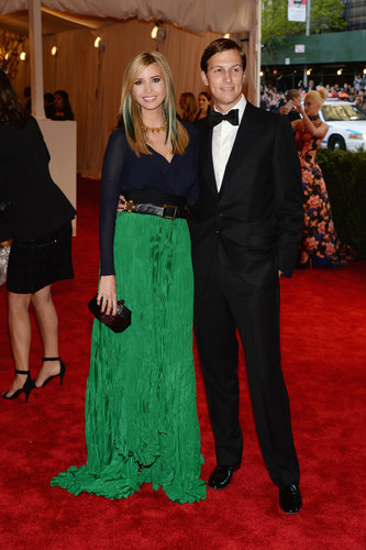 Ivanka Trump, who is pregnant with her second child, and her husband, Jared Kushner, got dressed up for the affair.
Ivanka Trump, who is pregnant with her second child, and her husband, Jared Kushner, got dressed up for the affair.