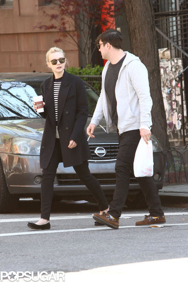 Carey Mulligan chatted with Marcus Mumford.
Carey Mulligan chatted with Marcus Mumford.