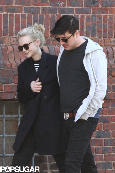 Carey Mulligan flashed a smile with Marcus Mumford.
Carey Mulligan flashed a smile with Marcus Mumford.