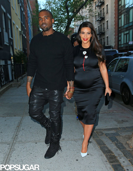 Kim Kardashian and Kanye West grabbed dinner together. Kim Kardashian and Kanye West grabbed dinner together.