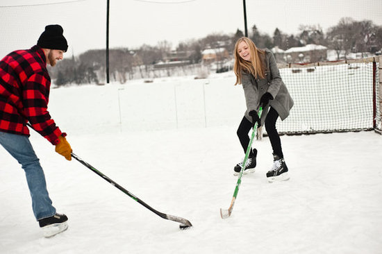 Hockey Engagement Shoot Hockey Engagement Shoot