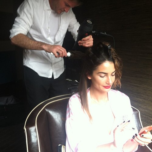 Lily Aldridge got ready with bold brows, a red lip, and inky black nails.
Source: Instagram user victoriassecret
Lily Aldridge got ready with bold brows, a red lip, and inky black nails.
Source: Instagram user victoriassecret