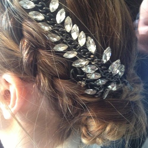 Minka Kelly adorned her braid with a jeweled headpiece.
Source: Instagram user thewallgroup
Minka Kelly adorned her braid with a jeweled headpiece.
Source: Instagram user thewallgroup