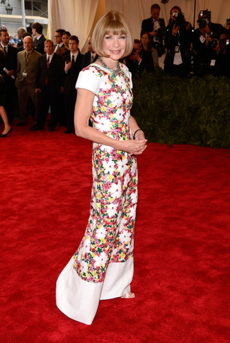Anna Wintour's floral sequin-embroidered Chanel gown came straight from the house's Spring 2013 Couture collection.
Anna Wintour's floral sequin-embroidered Chanel gown came straight from the house's Spring 2013 Couture collection.