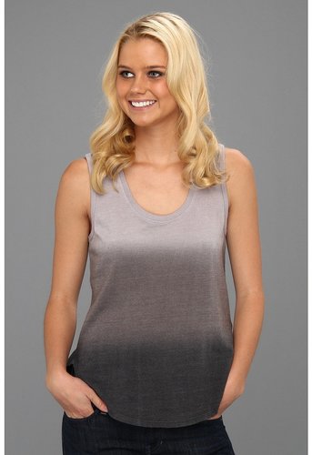 C&C California - Ombre Triblend Shirttail Tank (Faded Black) - Apparel