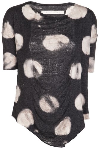 Raquel Allegra Soft dotted basic t-shirt