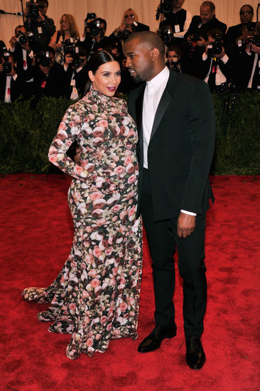 Kanye West brought Kim Kardashian as his date to the May 2013 Met Gala in NYC.
Kanye West brought Kim Kardashian as his date to the May 2013 Met Gala in NYC.