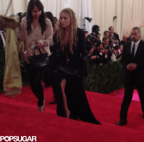 Mary-Kate Olsen donned vintage Chanel and had an assistant carrying her fur.
Mary-Kate Olsen donned vintage Chanel and had an assistant carrying her fur.