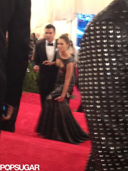 Cash Warren was there to help wife Jessica Alba up the stairs.
Cash Warren was there to help wife Jessica Alba up the stairs.