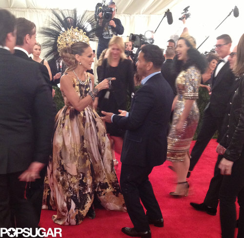 Katy Perry was so excited to see Sarah Jessica Parker.
Katy Perry was so excited to see Sarah Jessica Parker.