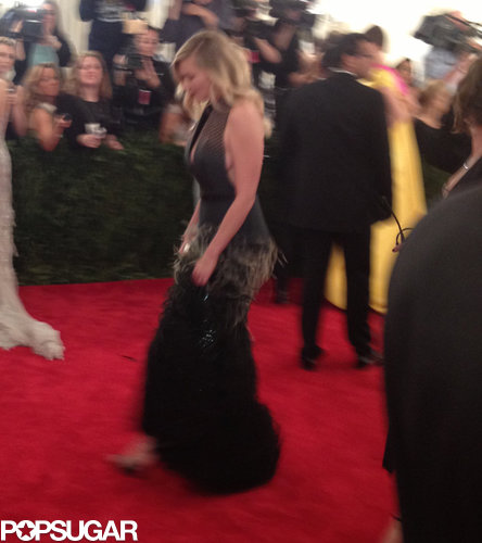 Kirsten Dunst showed skin in her Louis Vuitton.
Kirsten Dunst showed skin in her Louis Vuitton.