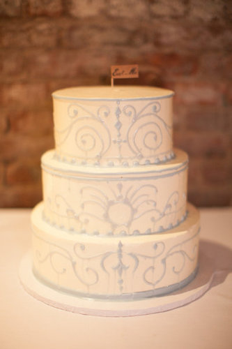 One cake ditched the standard cake topper for a tiny "eat me" flag.
Photo by Bryce Covey Photography via Style Me Pretty
One cake ditched the standard cake topper for a tiny "eat me" flag.
Photo by Bryce Covey Photography via Style Me Pretty