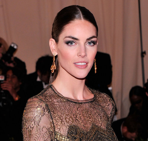 A pair of jewel-drop earrings completed Hilary Rhoda's red-carpet style.
A pair of jewel-drop earrings completed Hilary Rhoda's red-carpet style.