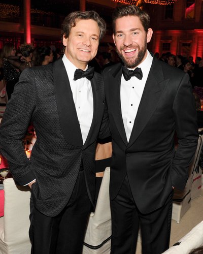 John Krasinski and Colin Firth suited up inside the Met Gala.
Source: Billy Farrell/BFANYC.com
John Krasinski and Colin Firth suited up inside the Met Gala.
Source: Billy Farrell/BFANYC.com