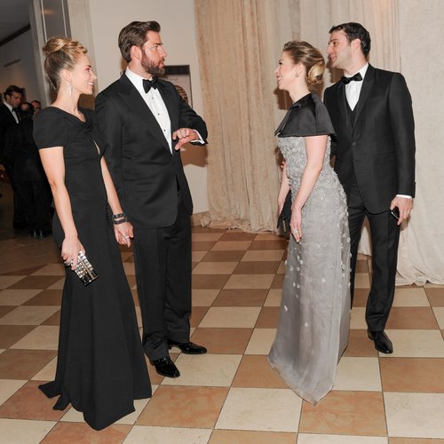 Emily Blunt and John Krasinski made small talk with Chelsea Clinton and Marc Merzinsky.
Source: Billy Farrell/BFANYC.com
Emily Blunt and John Krasinski made small talk with Chelsea Clinton and Marc Merzinsky.
Source: Billy Farrell/BFANYC.com