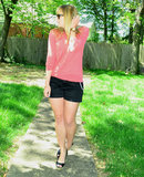 Shorts and a Sweater