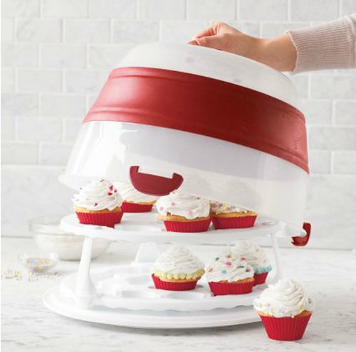 Collapsible Cake and Cupcake Carrier Collapsible Cake and Cupcake Carrier
