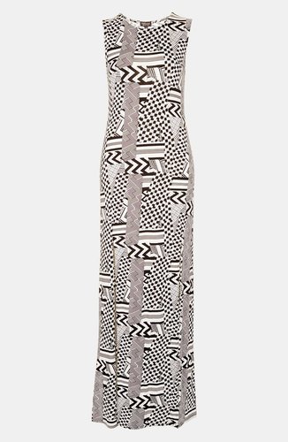 Topshop 'Jigsaw' Split Maxi Dress