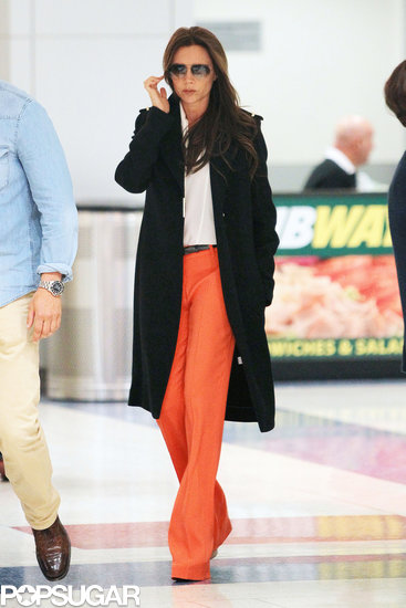 Victoria Beckham arrived in NYC. Victoria Beckham arrived in NYC.