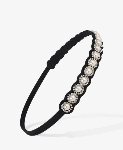 FOREVER 21 Pearlescent Rhinestone Headband