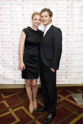 Emily VanCamp and Joseph Morgan Emily VanCamp and Joseph Morgan