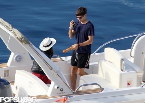 James Righton and Keira Knightley boated in France.
James Righton and Keira Knightley boated in France.