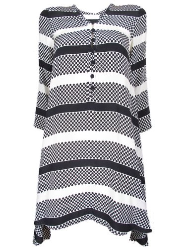 As the temperatures start to creep upward, our biggest wardrobe requirements are that things be breezy, swingy, and light as a feather. This Thakoon Addition caftan dress ($525) nails it and, blissfully, is ready for the office with a pair of killer heels.
As the temperatures start to creep upward, our biggest wardrobe requirements are that things be breezy, swingy, and light as a feather. This Thakoon Addition caftan dress ($525) nails it and, blissfully, is ready for the office with a pair of killer heels.