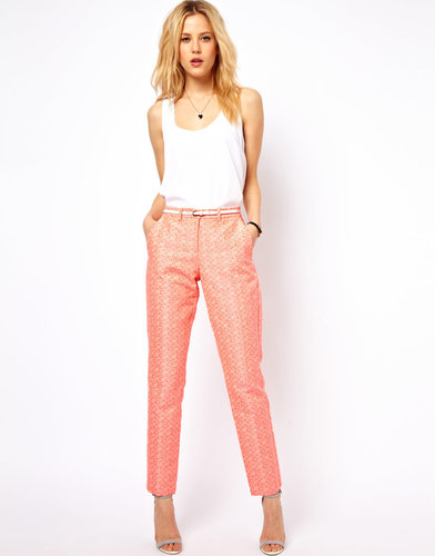 ASOS Pants in Geo Jacquard