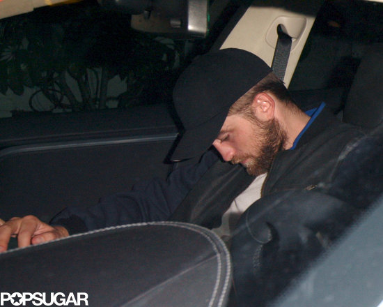 Robert Pattinson left the Chateau Marmont with a friend. Robert Pattinson left the Chateau Marmont with a friend.