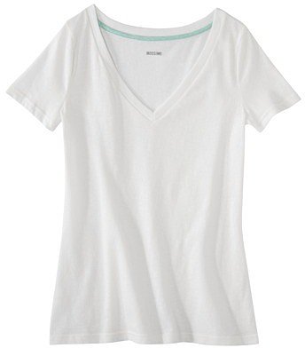 Mossimo Supply Co. Juniors Textured V-Neck Tee - Assorted Colors