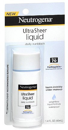 Neutrogena Ultra Sheer Liquid Daily Sunblock SPF 70