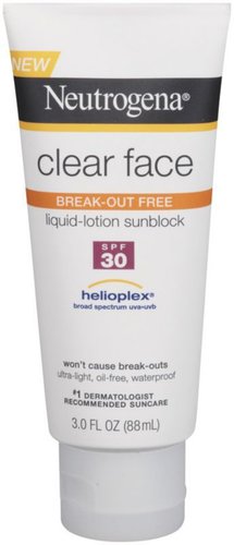 Neutrogena Clear Face Liquid-Lotion Sunblock