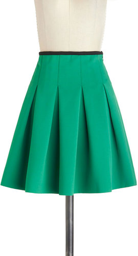 Working Order Skirt in Green