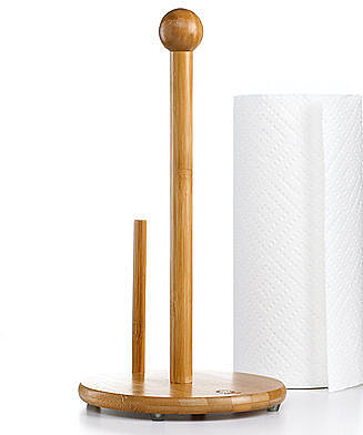 Martha Stewart Collection Paper Towel Holder, Bamboo