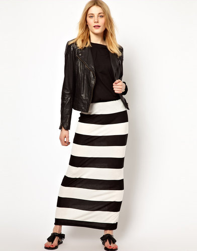 Vila Stripe Maxi Skirt