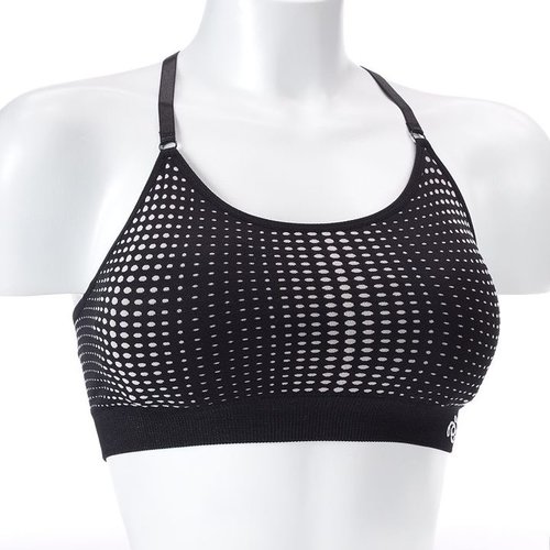 Jockey velocity dot removable cup performance sports bra - 7523