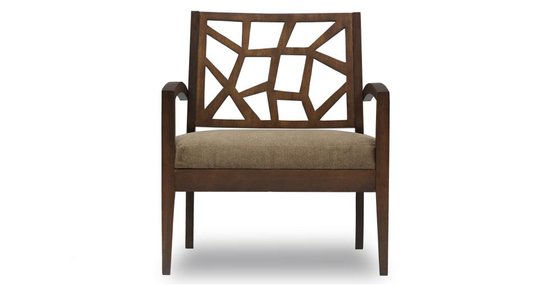 With an abstract, faceted backrest, the Jenifer Lounge Chair ($339) is a standout, fearless piece that reminds us a bit of Crate&Barrel's Ankara Chair ($699) — with a much friendlier price point.
With an abstract, faceted backrest, the Jenifer Lounge Chair ($339) is a standout, fearless piece that reminds us a bit of Crate&Barrel's Ankara Chair ($699) — with a much friendlier price point.