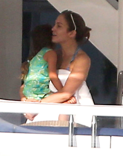 Jennifer Lopez held on to her daughter Emme while relaxing on a yacht in Miami in January 2013.
Jennifer Lopez held on to her daughter Emme while relaxing on a yacht in Miami in January 2013.