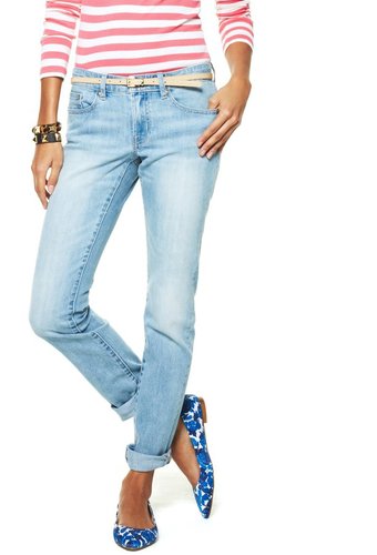 Slim Boyfriend Light Wash Jean