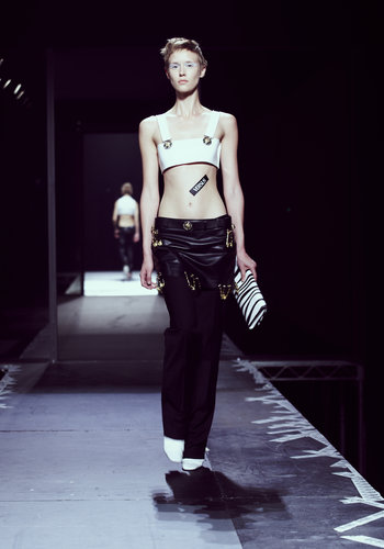 A look from the JW Anderson for Versus collection.
Photo courtesy of Versace
A look from the JW Anderson for Versus collection.
Photo courtesy of Versace