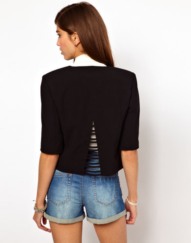 Very By Vero Moda Jacket With Cut Out Back