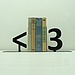 Heart Bookends