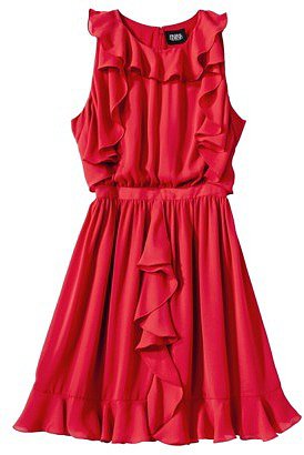 Prabal Gurung For Target® Ruffle Dress -Apple Red