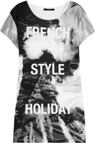 Ksubi Printed cotton T-shirt dress
