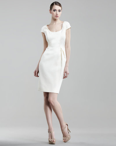 J. Mendel Cap-Sleeve Dress