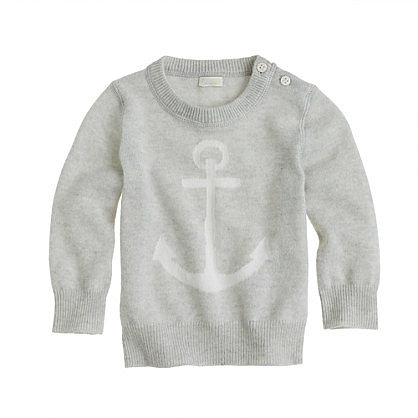Infuse your baby boy's or girl's wardrobe with a little luxury in the form of this Collection Cashmere Anchor Sweater ($145).
Infuse your baby boy's or girl's wardrobe with a little luxury in the form of this Collection Cashmere Anchor Sweater ($145).