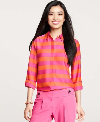 Pierre Printed Stripe Camp Shirt