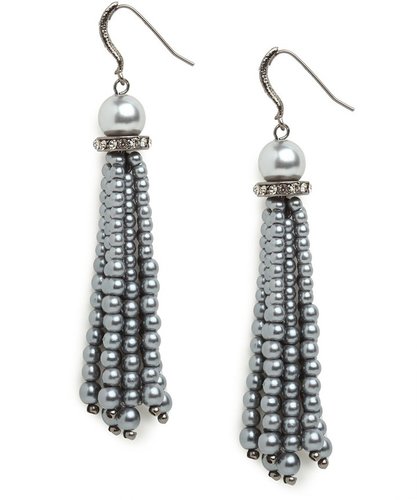 Black Pearl Tassel Drops