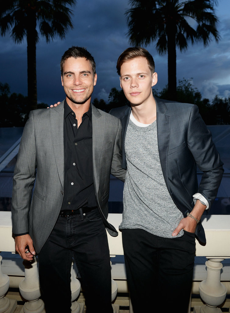 Colin Egglesfield and Bill Skarsgard told us of their interest in protecting endangered rhinos at Mammoth Entertainment's LyonHeartLove Foundation event.
Colin Egglesfield and Bill Skarsgard told us of their interest in protecting endangered rhinos at Mammoth Entertainment's LyonHeartLove Foundation event.